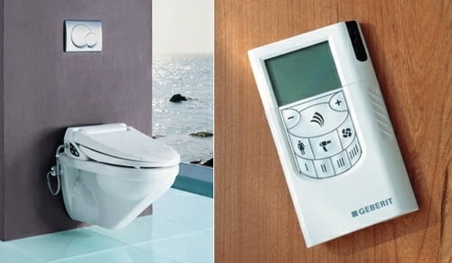 Toalett fjärrkontroll högteknologisk design