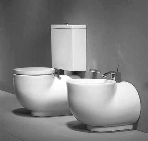 modern toalett badrum design idé