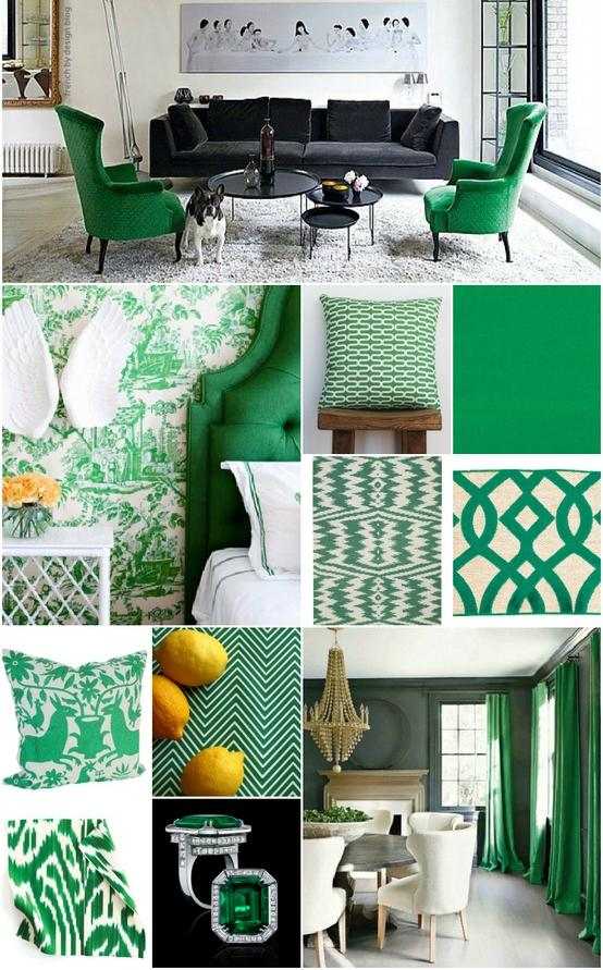 möbleringstrender 2013 smaragdgröna accenter dekoration
