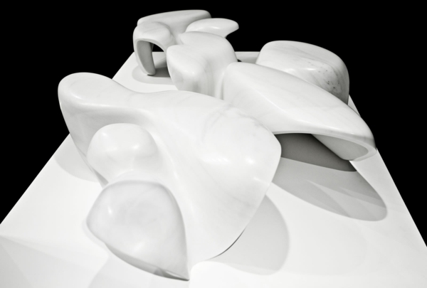Zaha Hadid utställningsmöbel i Milano