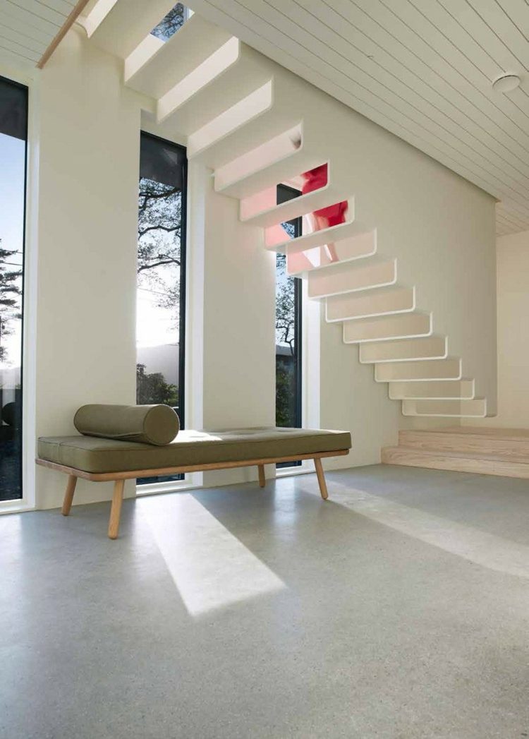 trappor minimalistisk stil hängande design original canape
