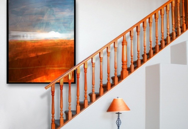 Banister-paint-picture-color-match-wood