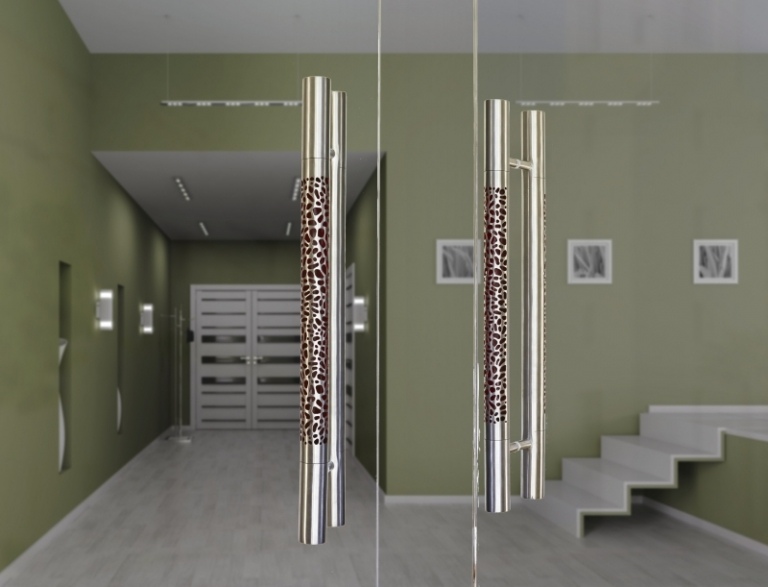 Dörrhandtag-dörrbeslag-stål-modern-minimalistisk