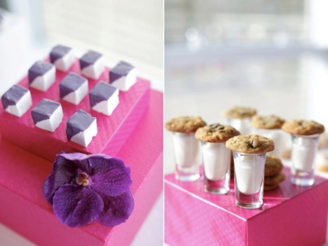 Dessert-bord-godis-tropiskt-rosa-konfekt-varor-bröllop