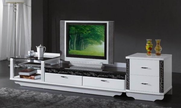 Platt -tv -TV -skåp