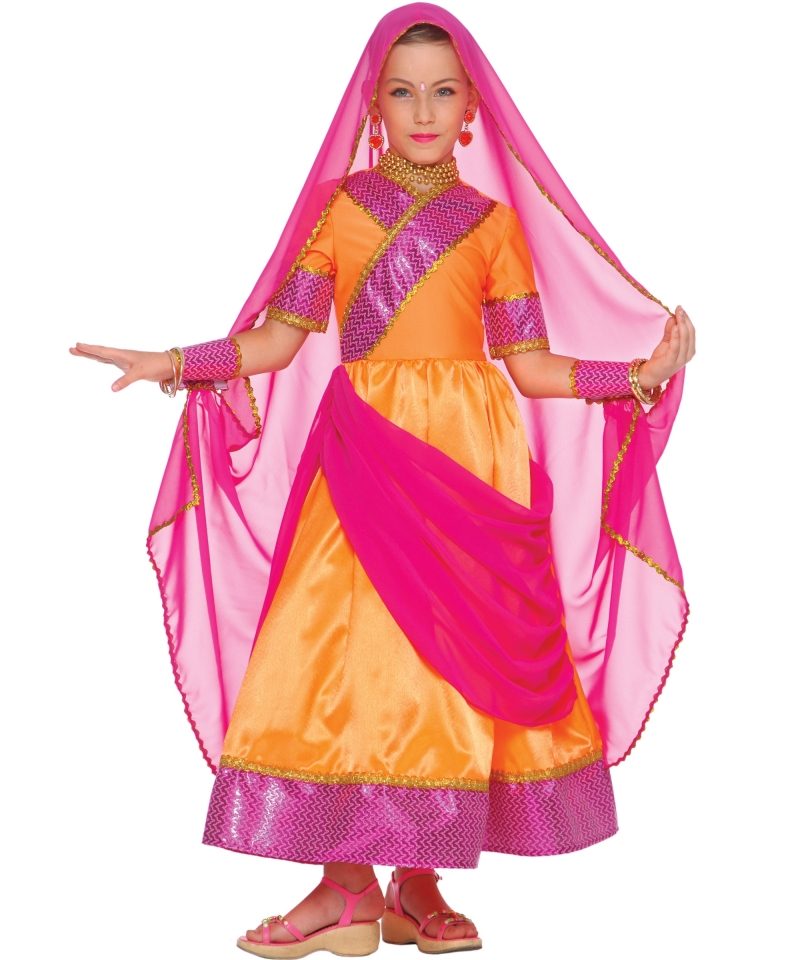Bollywood-prinsessa-färgglada-kostymer-för-tjejer-karneval-tema-fest-förklädnader
