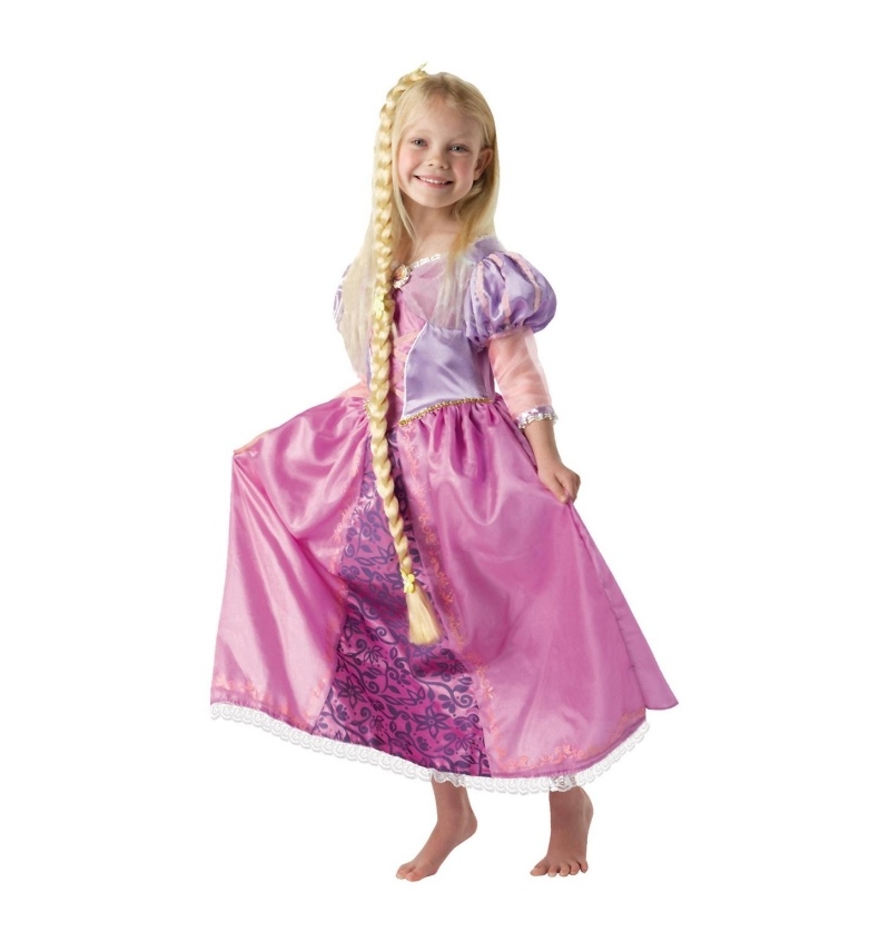 karneval-kostymer-2015-för-tjejer-Disney-Rapunzel-kostym-med-guld-dekorationer