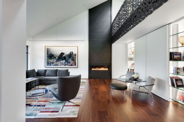 modern lägenhet med elegant design minimalistisk