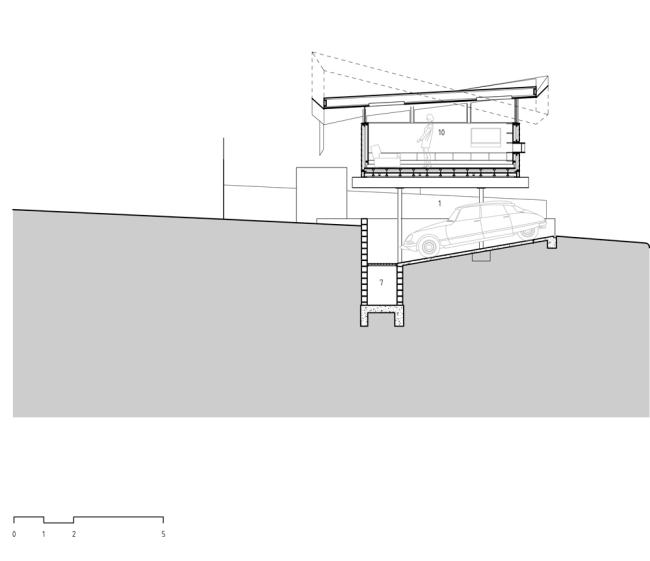modernt hus-renovering-arkitekter-plan-garage-tvärsnitt