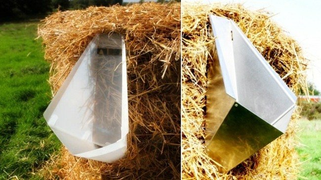 Urinal rostfritt stål plast halm idé miljövänlig