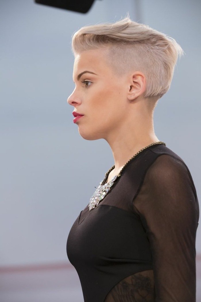 underskurna frisyrer blond-kort frisyr-modern-trend