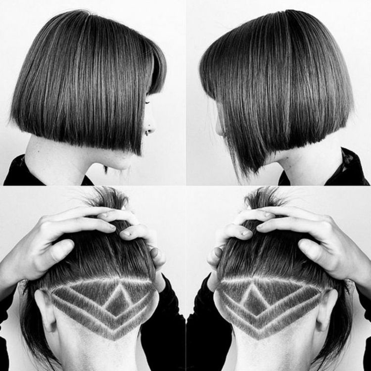 underskuren-frisyrer-kort-hår-rakning-geometriska-mönster