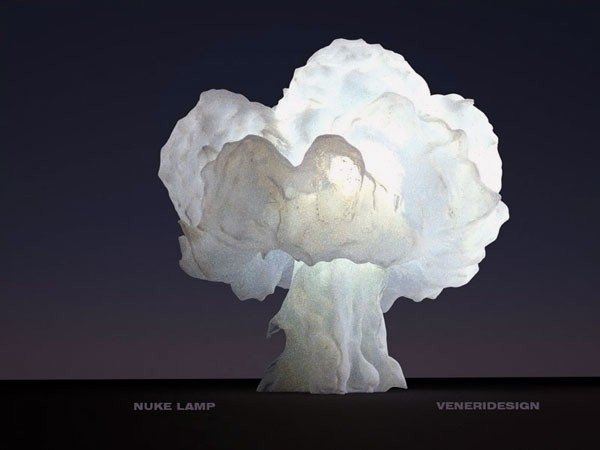 Designer bordslampor svamp molnbomb inspirerad veneridesign