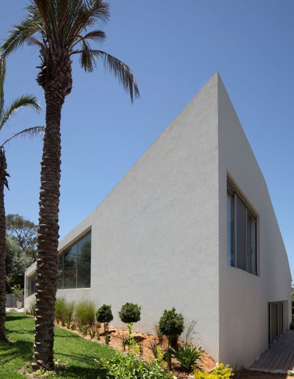 Modernt betonghus Israel HOFIT