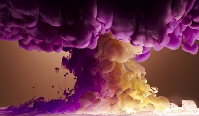 Undervattensfoton bilder-färg världsmärke mawson-vattenhaltiga färgexplosioner