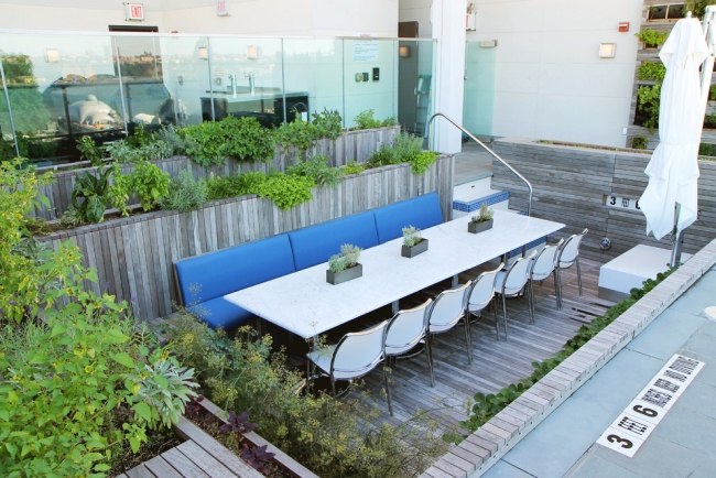 Inredningstips Framtidens Green-Studio uteplats, matbord takterrass