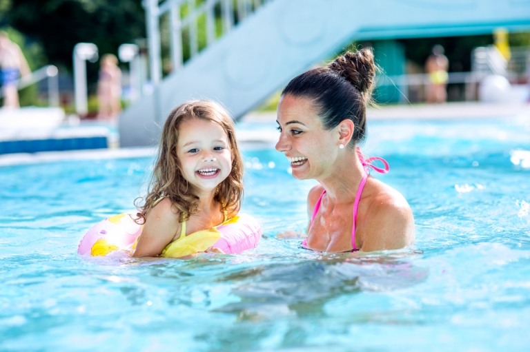 Semester i Mallorca Aquapark barnfamilj