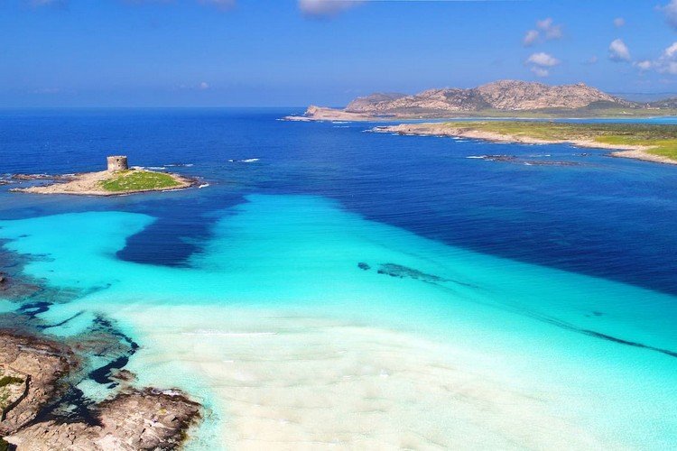 de vackraste stränderna på Sardinien Semester i Italien vid havet