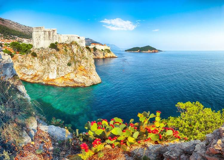 Dubrovnik sightseeing semester i Kroatien vid havet