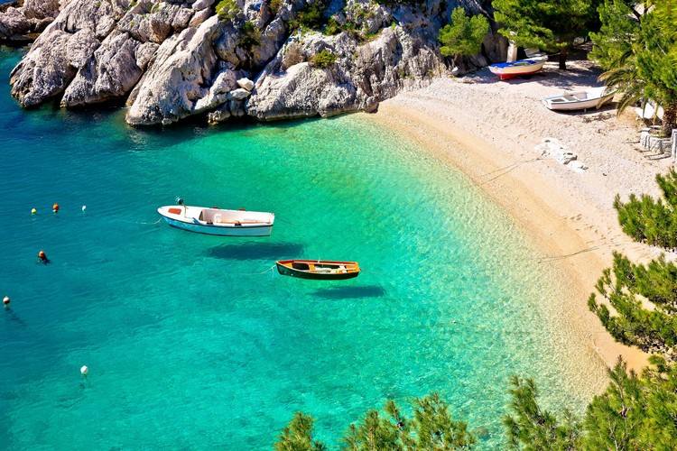 Punta Rata Beach Sommarsemester Europa 2021 Semester i Kroatien vid havet