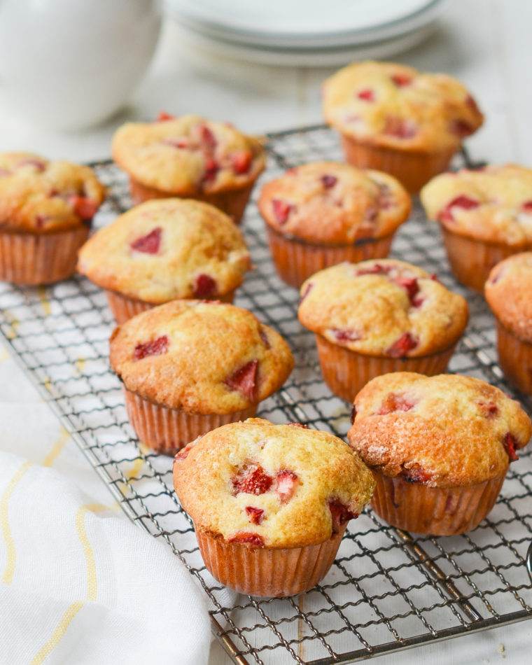 Veganska frukostrecept vegan jordgubbar vaniljmuffins hälsosam sommar dessert