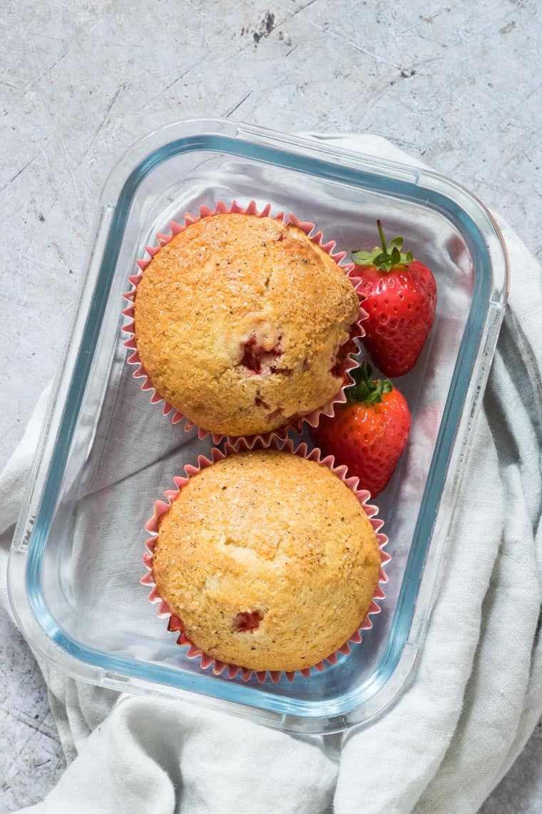 Veganska frukostrecept vegan jordgubb vaniljmuffins hälsosam sommar