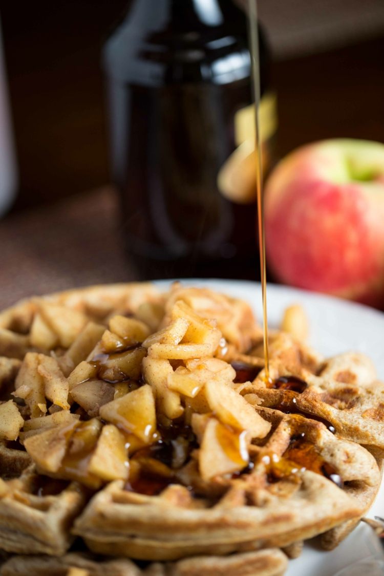 vegan-våfflor-kanel-äpple-sista-minuten-recept-idéer-friska