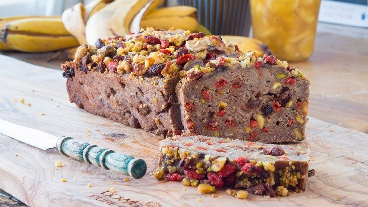 vegan-banan-bröd-hälsosamt-superfoods-recept