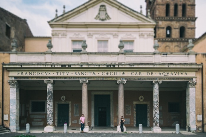 fotografering Italienälskare förlovningsidé resa Rom