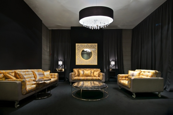 Versace-Home-Collection-gyllene-dekorativa tyger