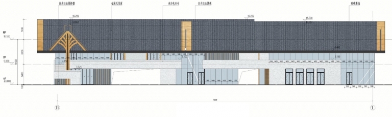 speglad fasad gaveltak blueprint planlösning