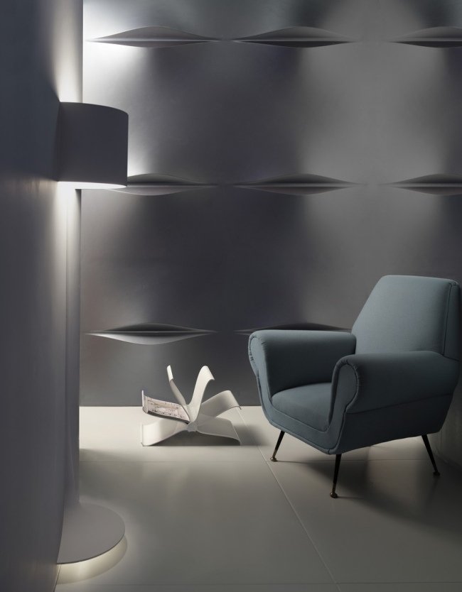 Väggpaneler designar tredimensionella Tagli