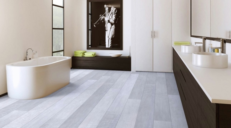 vinylgolv för att klicka grå-design-badrum-golv-idé