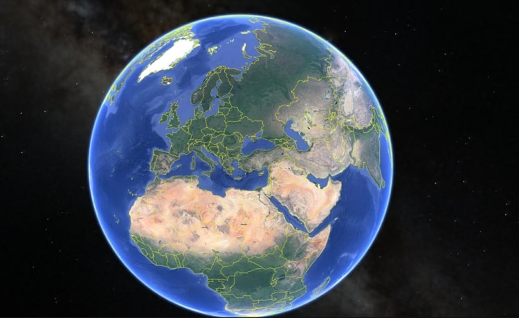 Virtuell resa med Google Earth - utforska världen, besök städer och förundras över sevärdheter