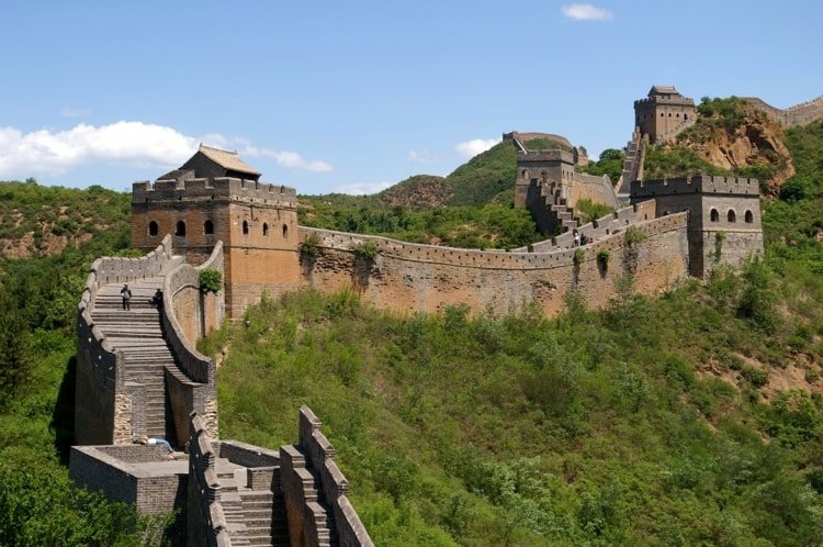 Kinesiska muren och andra sevärdheter för virtuell sightseeing
