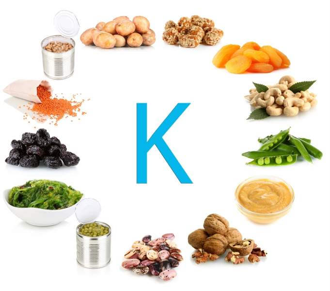k -vitamiinin lähteitä