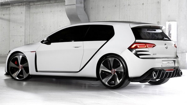 Lättare kolfiber Golf-r Volkswagen-modeller ny design GTI-koncept-vit