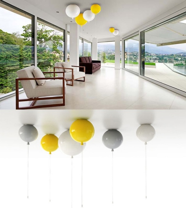 taklampor luftballonger boris klimek designer ballonger