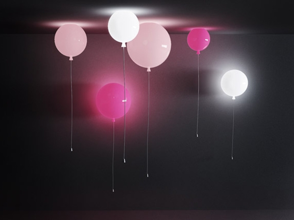 Vägg- och taklampor design rosa brokis luftballoons