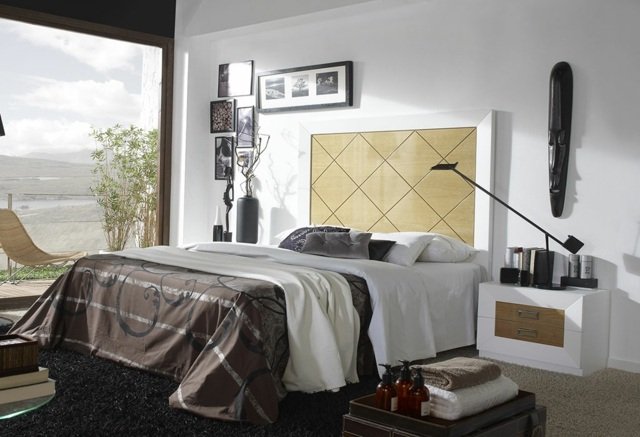High-end säng-med-vägg dekoration läslampa