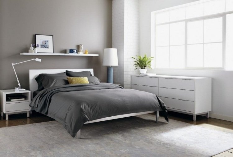 vägg-färg-betong-grå-vit-sovrum-möbler-vit-tegelvägg