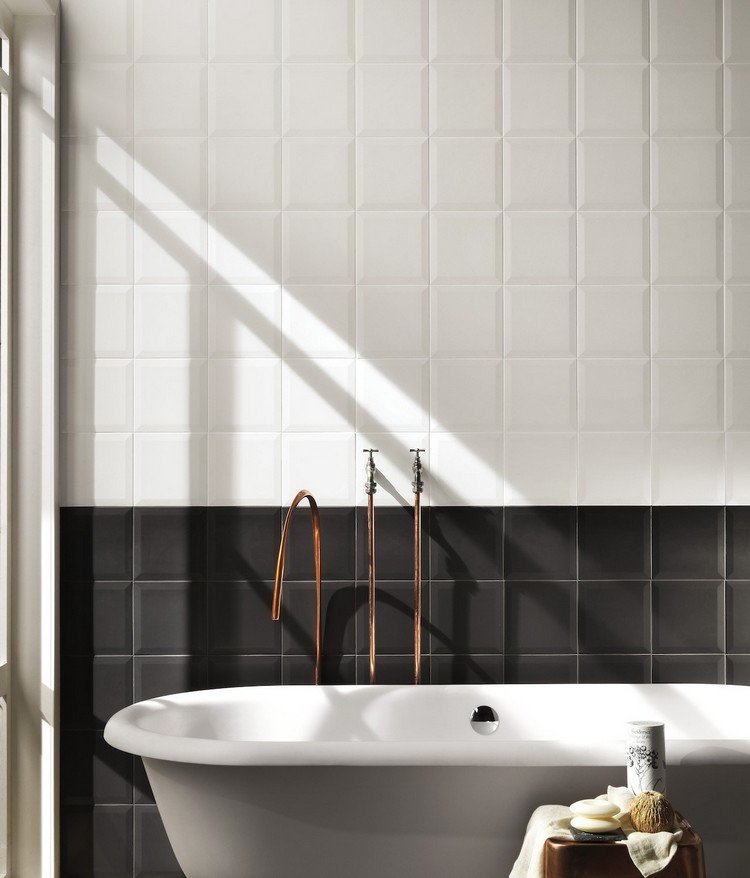 väggplattor-badrum-svart-vit-monokrom-badrum