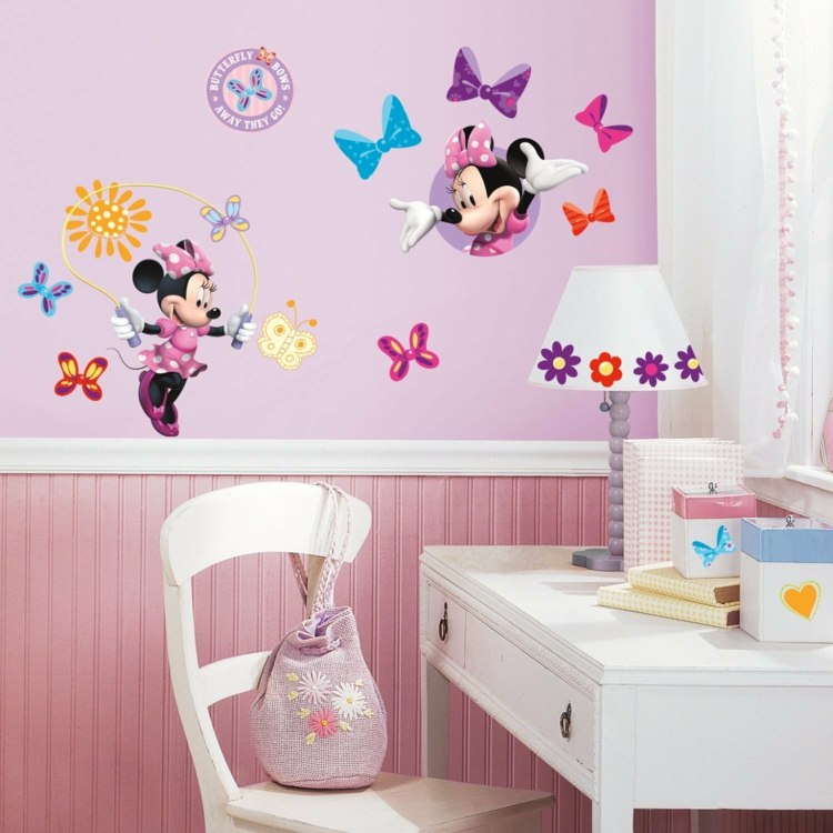 Väggdesign barnrum 2015 klistermärken Disney Minnie Mouse