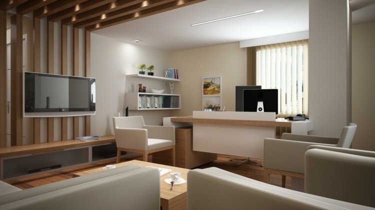 vägg-design-i-vardagsrummet-balk-trä-accent-lowboard