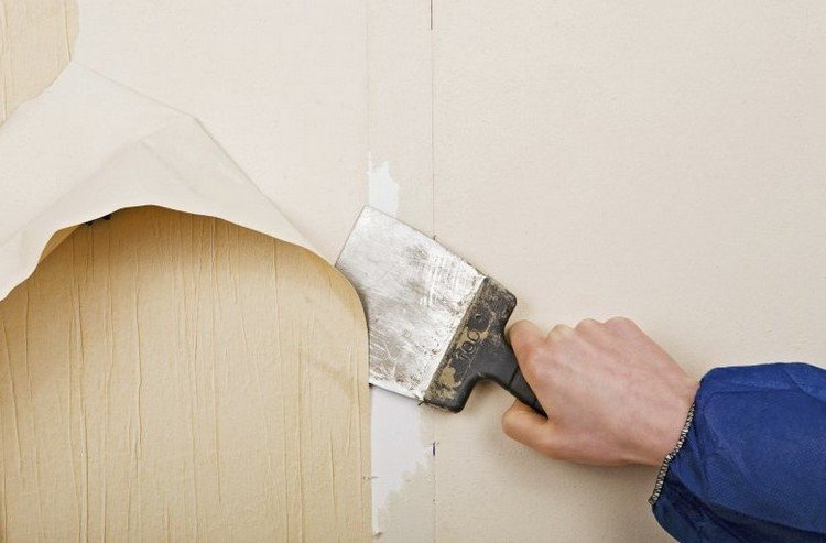 vägg-design-spatel-teknik-instruktioner-ta bort-gammal-texturerad-tapet-spatel