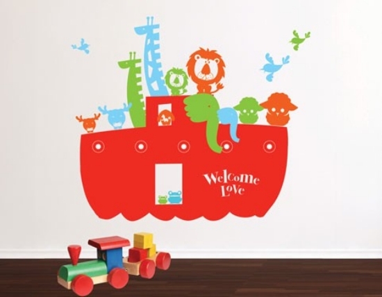 väggdekaler barnrumsidéer för pojkar skeppsdjur