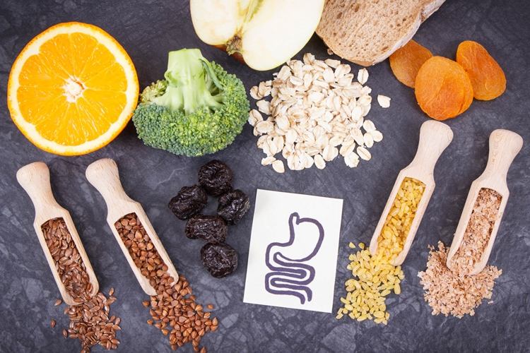 Fibrer med hög fiber är bra för matsmältningen
