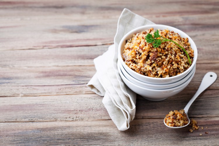 Ät quinoa efter träning. Gå ner i vikt av protein