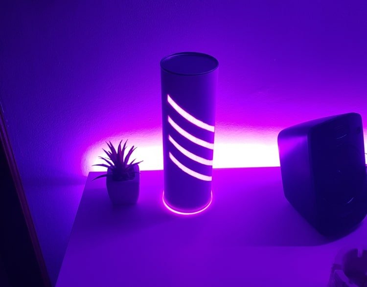 Vad kan du göra av Pringles -burkar - gör din egen LED -lampa med ett mönster