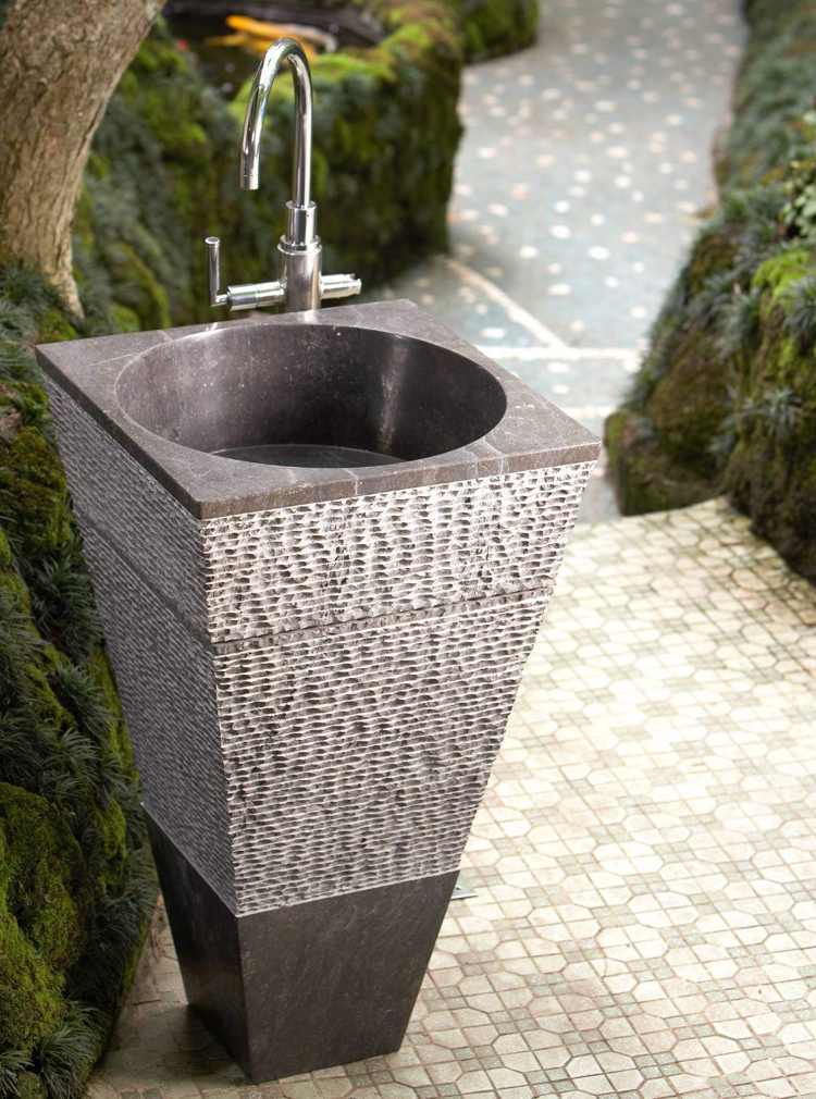 tvättställ-sten-natursten-svart-marmor-konsol-rektangulär-trapetsformad